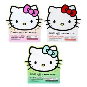 Hello Kitty x The Creme Shop Face Mask Bundle - Hydrating, Vitamin C, Retinol